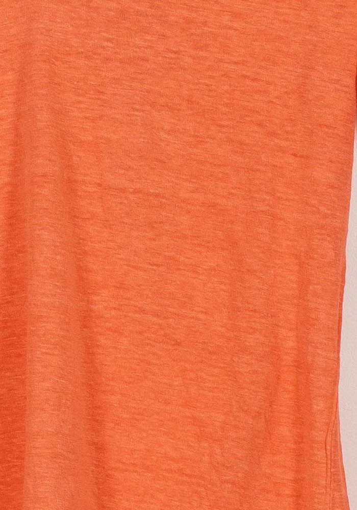 T-shirt Manches Longues Orange - Taille XS/34 de la marque Bérénice | PARAD101403 - Vendu par Paradigme - Image 3