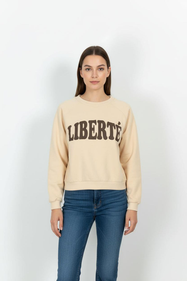 Sweatshirt Beige - Taille L/40 de la marque Emile & Ida | PARAD101404 - Vendu par Paradigme - Image 1