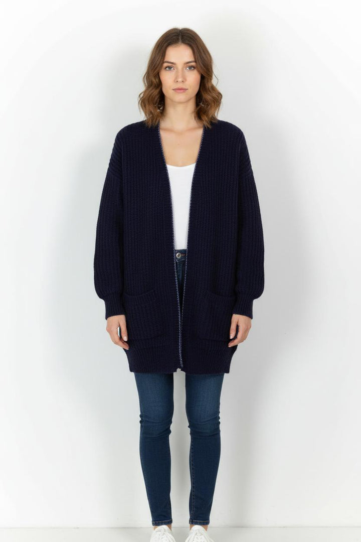 Cardigan Violet - Taille S/36 de la marque IKKS | PARAD101409 - Vendu par Paradigme - Image 1