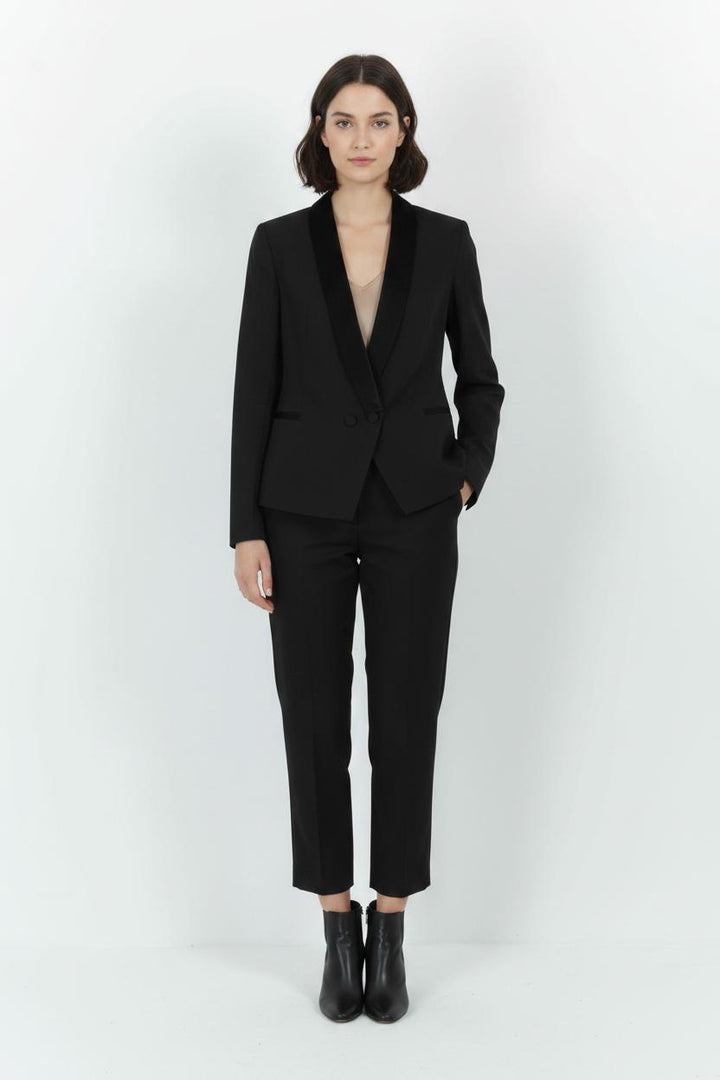 Blazer Noir - Taille M/38 de la marque IKKS | PARAD101410 - Vendu par Paradigme - Image 1