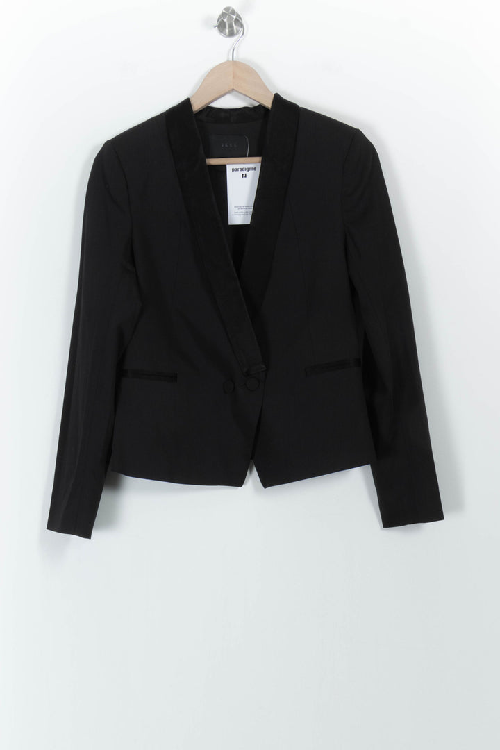 Blazer Noir - Taille M/38 de la marque IKKS | PARAD101410 - Vendu par Paradigme - Image 2