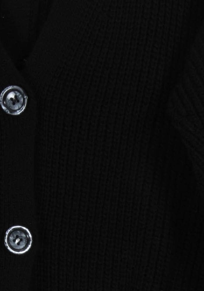 Cardigan Noir - Taille L/40 de la marque La Fée Maraboutée | PARAD101414 - Vendu par Paradigme - Image 3
