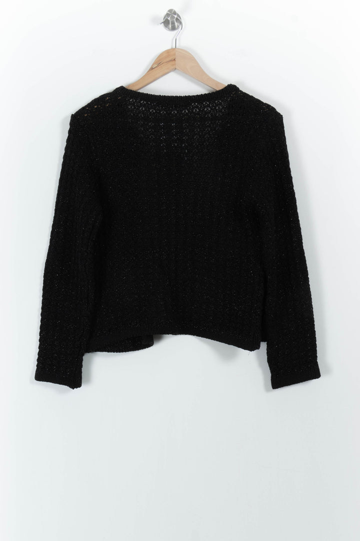 Gilet Noir - Taille L/40 de la marque La Fée Maraboutée | PARAD101417 - Vendu par Paradigme - Image 4
