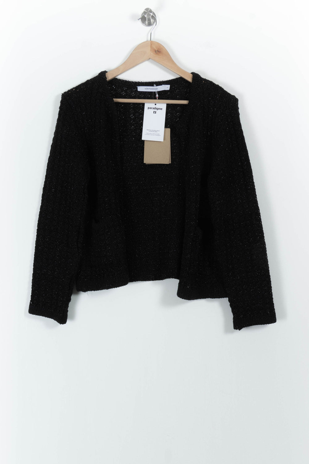Gilet Noir - Taille L/40 de la marque La Fée Maraboutée | PARAD101417 - Vendu par Paradigme - Image 2