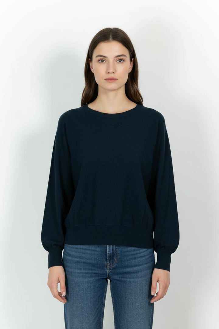 Pull Bleu - Taille L/40 de la marque La Fée Maraboutée | PARAD101423 - Vendu par Paradigme - Image 1