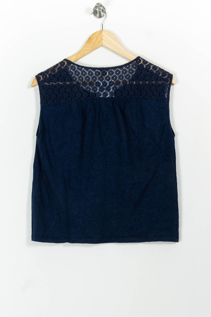 Débardeur Bleu - Taille XS/34 de la marque Des petits hauts | PARAD101437 - Vendu par Paradigme - Image 4
