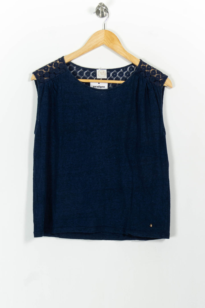 Débardeur Bleu - Taille XS/34 de la marque Des petits hauts | PARAD101437 - Vendu par Paradigme - Image 2