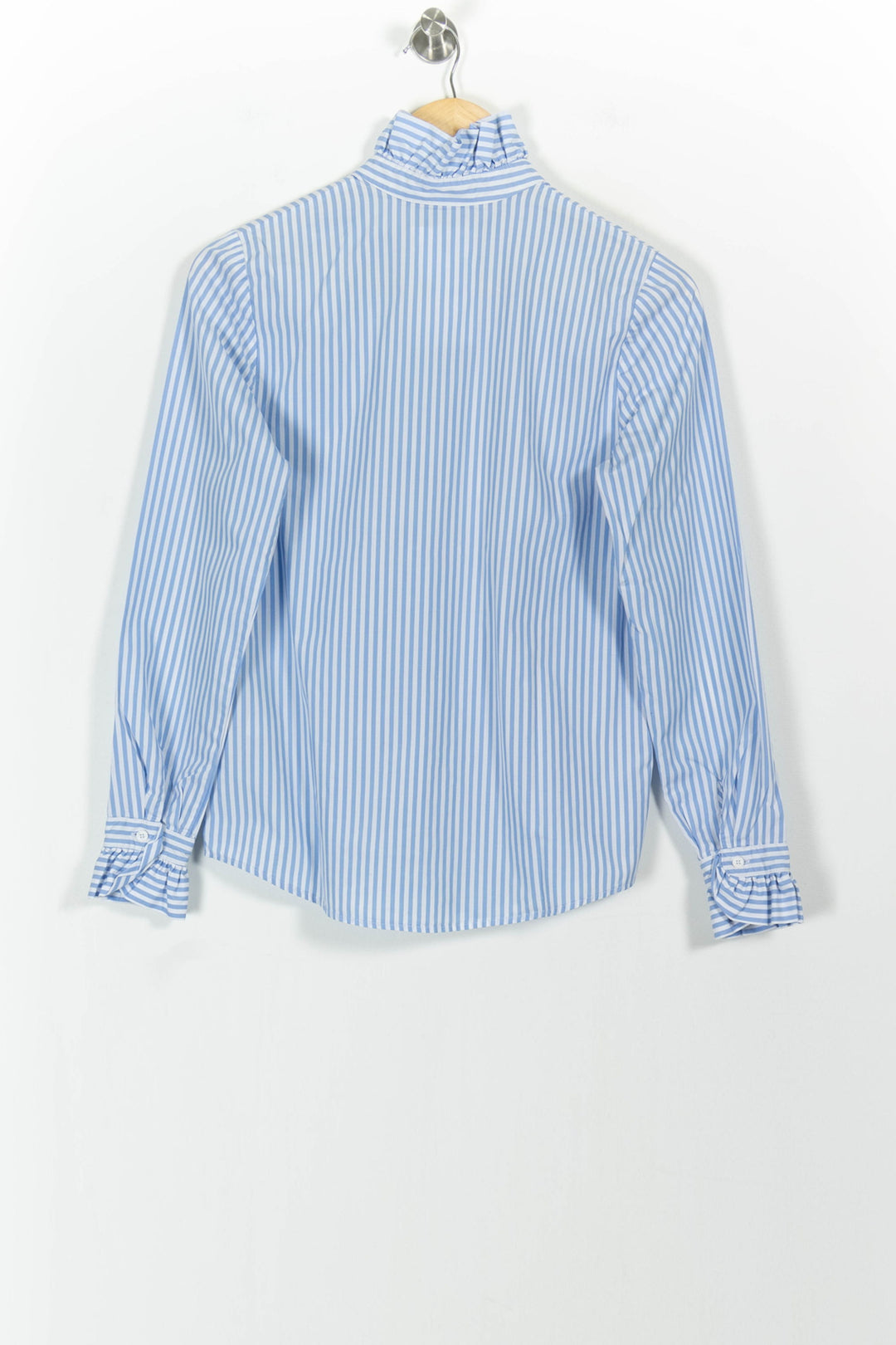 Chemise Rayée Bleue et Blanche - Taille S/36 de la marque Claudie Pierlot | PARAD101439 - Vendu par Paradigme - Image 4