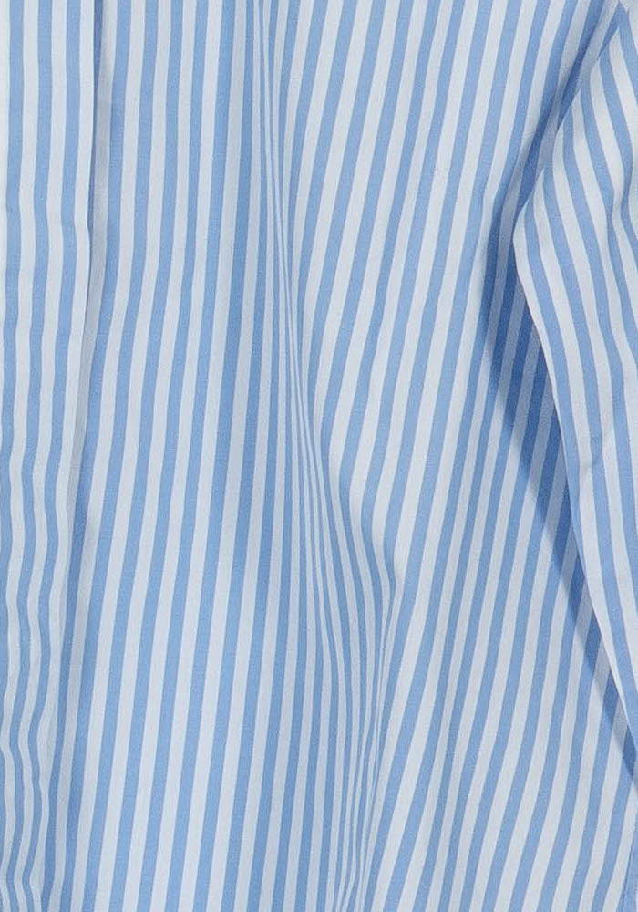 Chemise Rayée Bleue et Blanche - Taille S/36 de la marque Claudie Pierlot | PARAD101439 - Vendu par Paradigme - Image 3