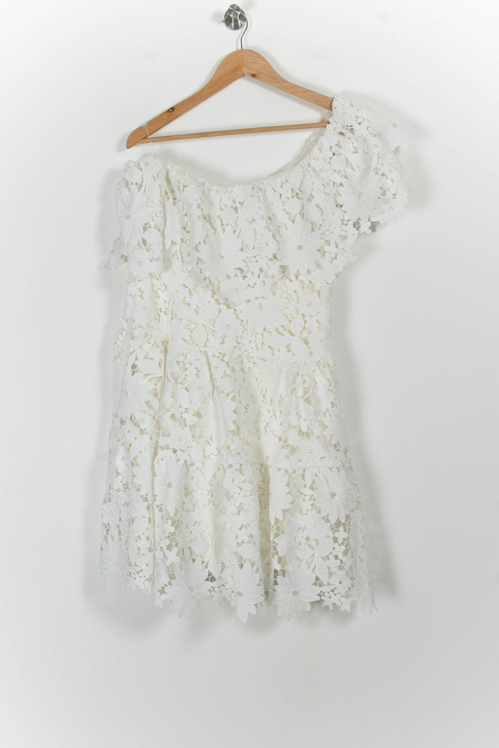 Robe En Dentelle Blanche - Taille M/38 de la marque Modetrotter | PARAD101446 - Vendu par Paradigme - Image 2