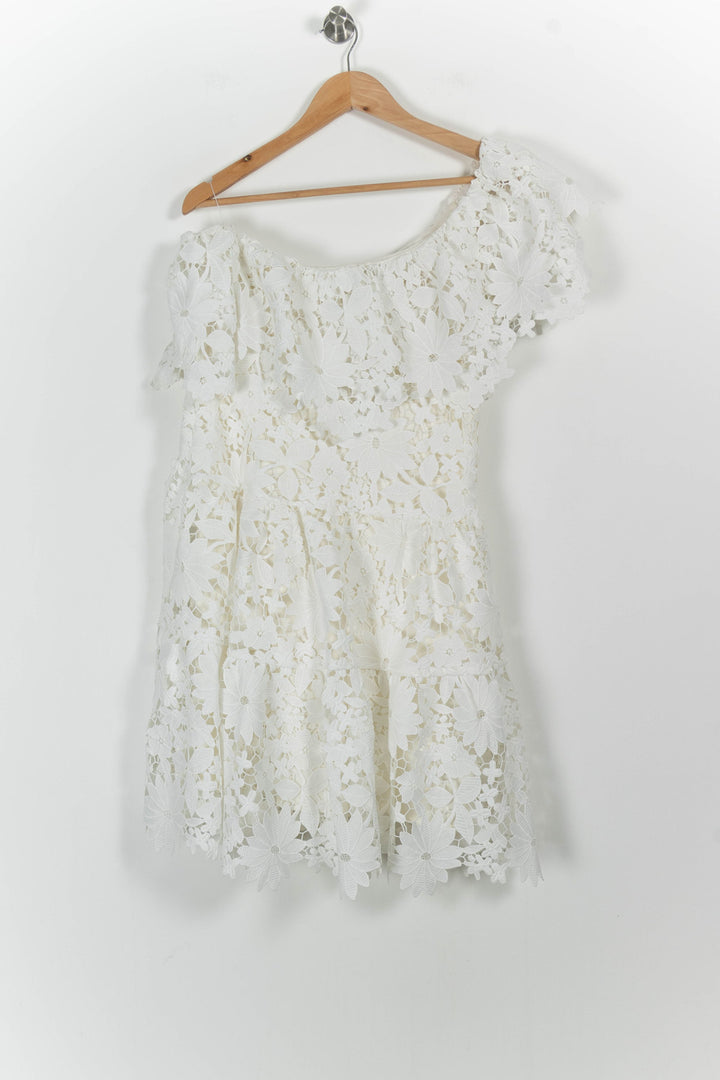 Robe En Dentelle Blanche - Taille M/38 de la marque Modetrotter | PARAD101446 - Vendu par Paradigme - Image 2