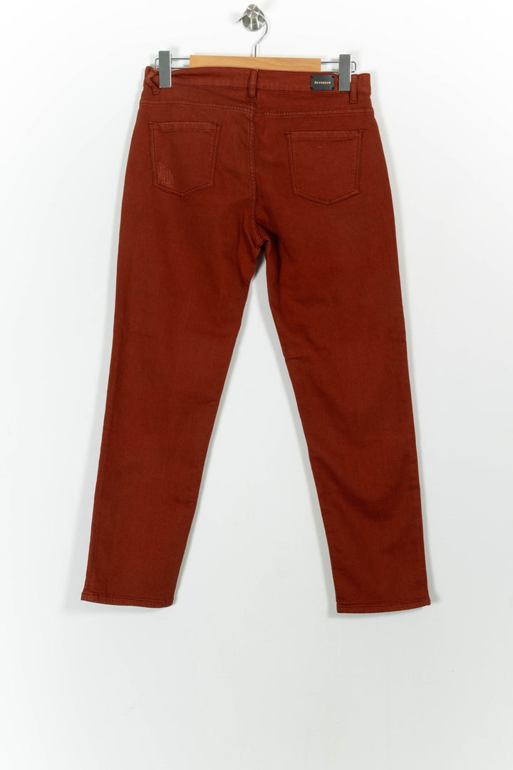Jean Orange - Taille L/40 de la marque Bérénice | PARAD101448 - Vendu par Paradigme - Image 4