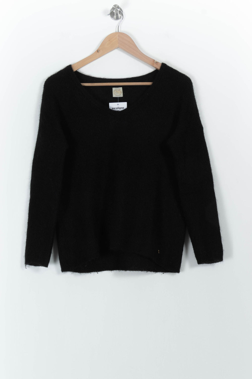 Pull Noir - Taille S/36 de la marque Des petits hauts | PARAD101449 - Vendu par Paradigme - Image 2