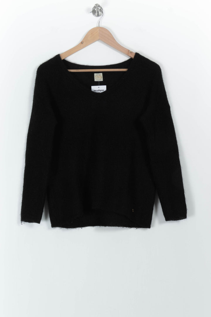 Pull Noir - Taille S/36 de la marque Des petits hauts | PARAD101449 - Vendu par Paradigme - Image 2