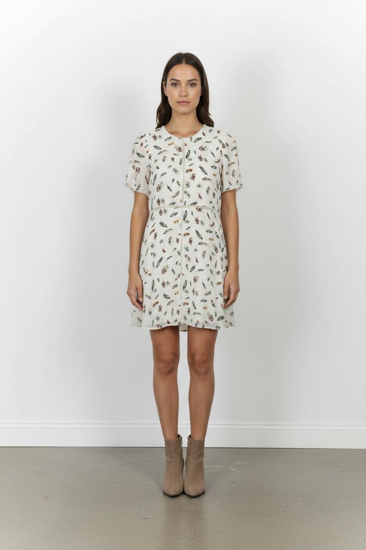 Robe Courte Blanche - Taille S/36 de la marque The Kooples | PARAD101450 - Vendu par Paradigme - Image 1