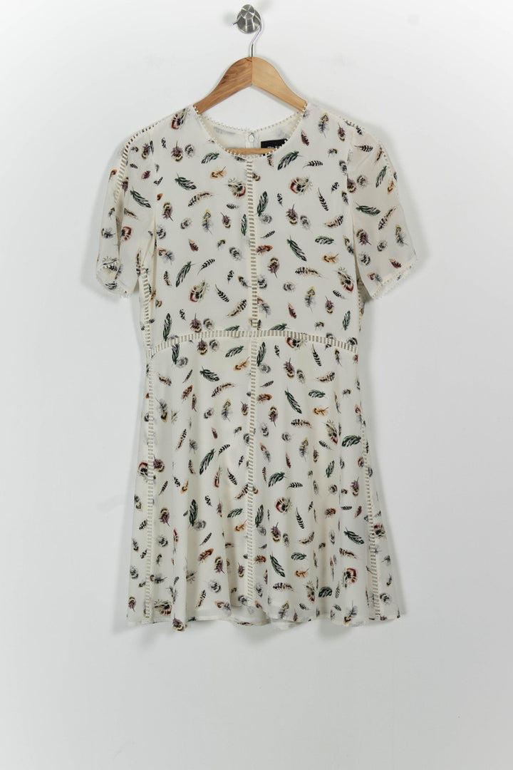 Robe Courte Blanche - Taille S/36 de la marque The Kooples | PARAD101450 - Vendu par Paradigme - Image 2