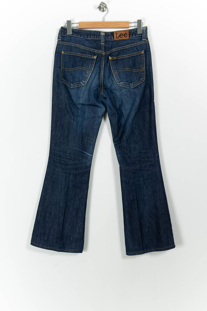 Jean Évasé Bleu - Taille S/36 de la marque Lee | PARAD101455 - Vendu par Paradigme - Image 4