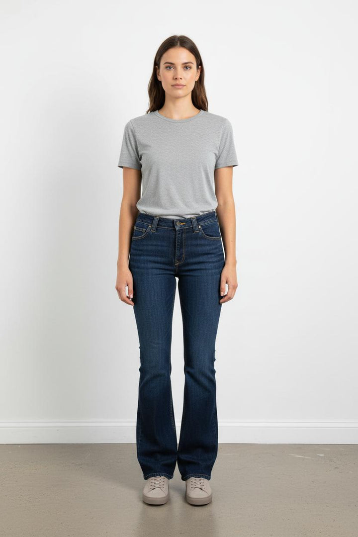 Jean Évasé Bleu - Taille S/36 de la marque Lee | PARAD101455 - Vendu par Paradigme - Image 1