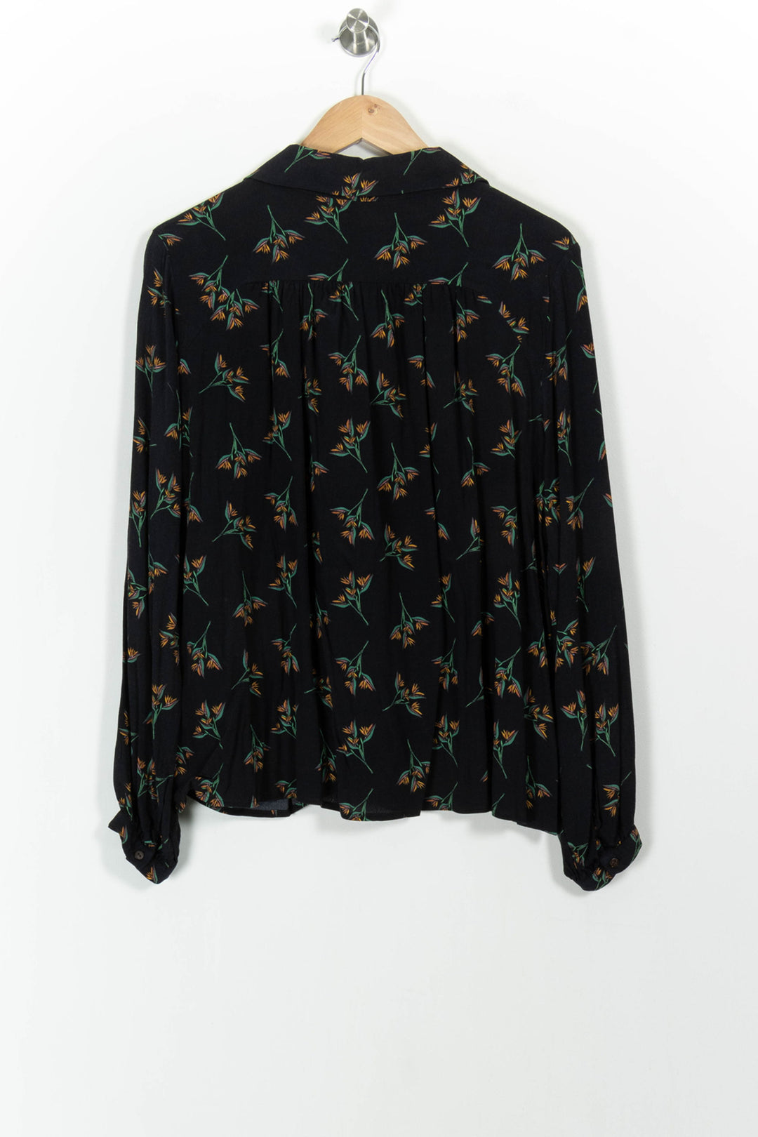 Blouse Noire - Taille M/38 de la marque ba&sh | PARAD101457 - Vendu par Paradigme - Image 4