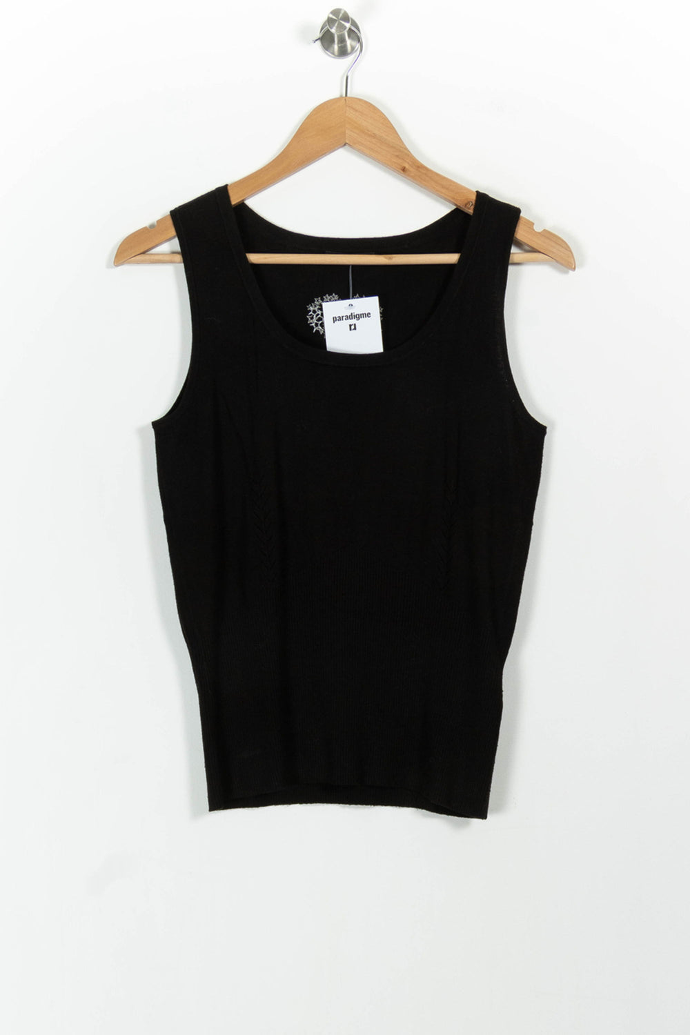 Débardeur Noir - Taille L/40 de la marque Caroll | PARAD101459 - Vendu par Paradigme - Image 2