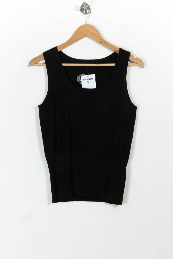 Débardeur Noir - Taille L/40 de la marque Caroll | PARAD101459 - Vendu par Paradigme - Image 2