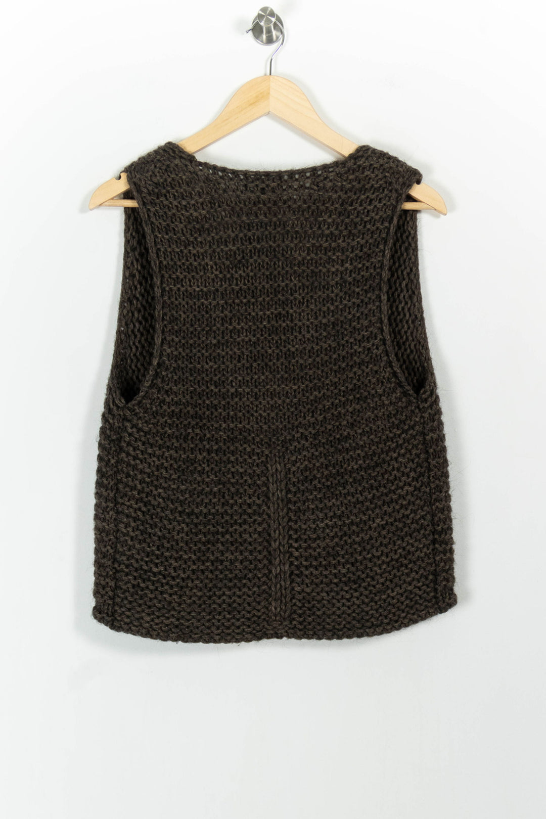 Gilet Marron - Taille M/38 de la marque Caroll | PARAD101460 - Vendu par Paradigme - Image 4