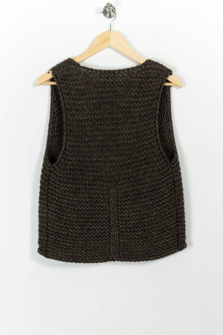 Gilet Marron - Taille M/38 de la marque Caroll | PARAD101460 - Vendu par Paradigme - Image 4