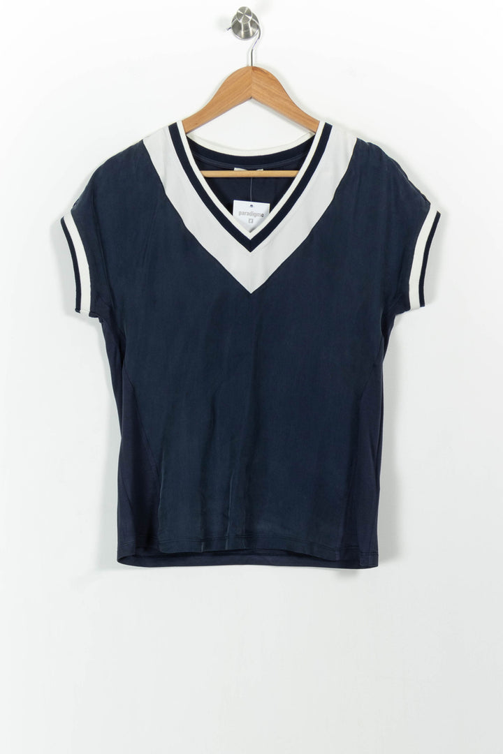 T-shirt Bleu et Blanc - Taille XS/34 de la marque IKKS | PARAD101468 - Vendu par Paradigme - Image 2