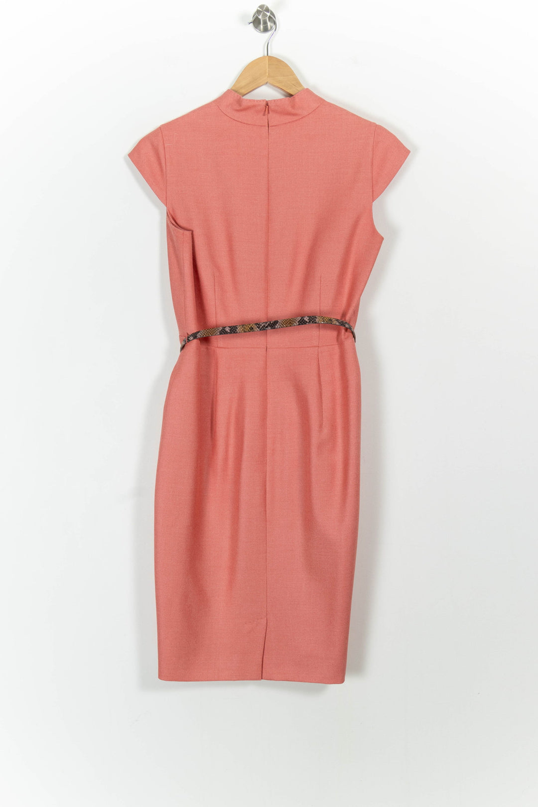 Robe Midi Rose - Taille XS/34 de la marque Max Mara | PARAD101471 - Vendu par Paradigme - Image 4