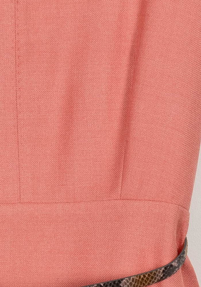 Robe Midi Rose - Taille XS/34 de la marque Max Mara | PARAD101471 - Vendu par Paradigme - Image 3