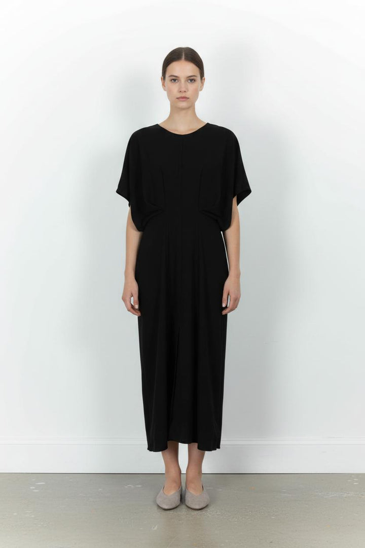 Robe Midi Noire - Taille L/40 de la marque Imperial | PARAD101478 - Vendu par Paradigme - Image 1