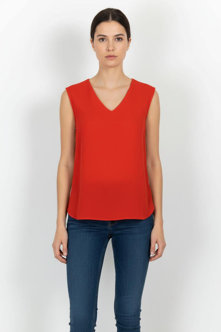 Blouse Rouge - Taille XS/34 de la marque One Step | PARAD101482 - Vendu par Paradigme - Image 1