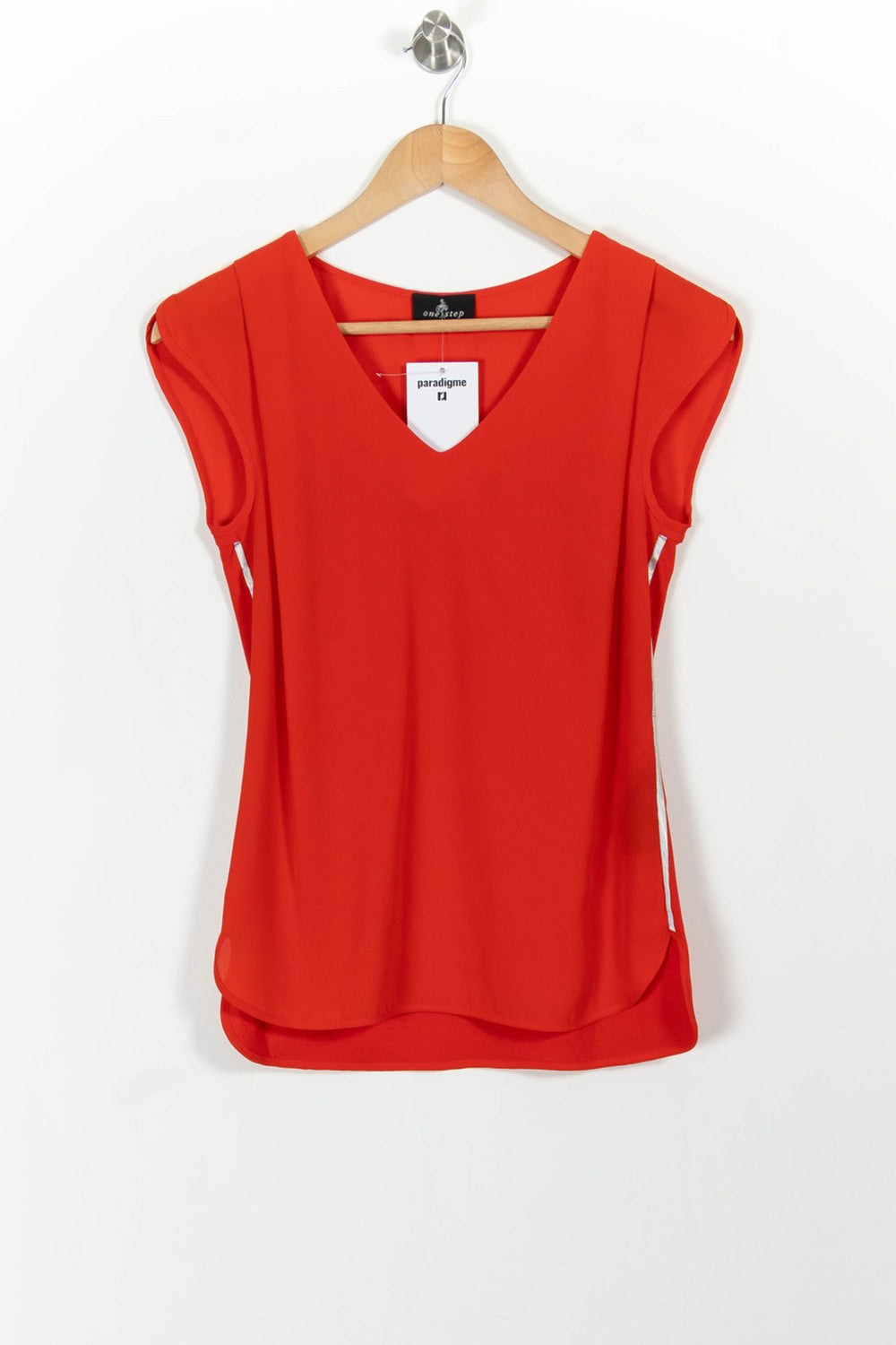 Blouse Rouge - Taille XS/34 de la marque One Step | PARAD101482 - Vendu par Paradigme - Image 2