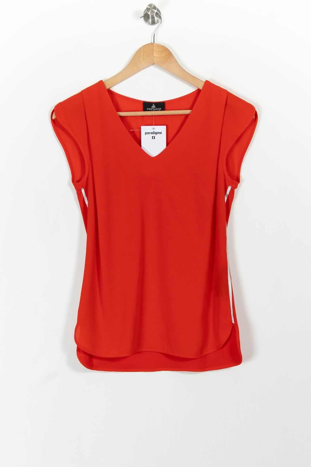 Blouse Rouge - Taille XS/34 de la marque One Step | PARAD101482 - Vendu par Paradigme - Image 2