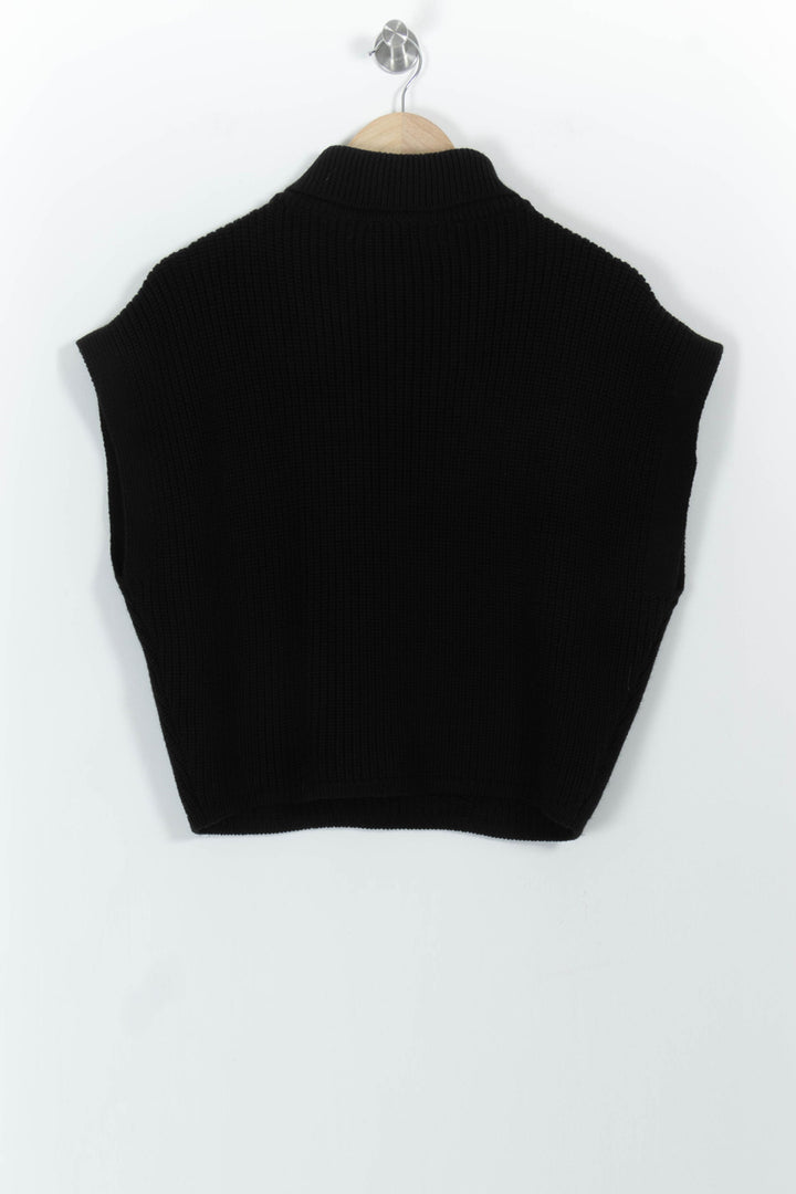 Pull Sans Manches Noir - Taille XS/34 de la marque Sessùn | PARAD101484 - Vendu par Paradigme - Image 4