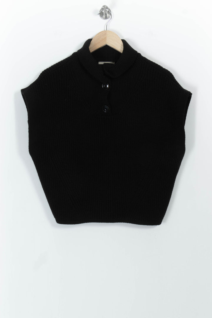 Pull Sans Manches Noir - Taille XS/34 de la marque Sessùn | PARAD101484 - Vendu par Paradigme - Image 2
