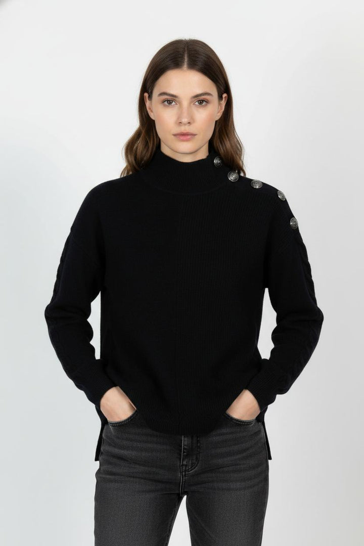 Pull Bleu - Taille XS/34 de la marque IKKS | PARAD101487 - Vendu par Paradigme - Image 1