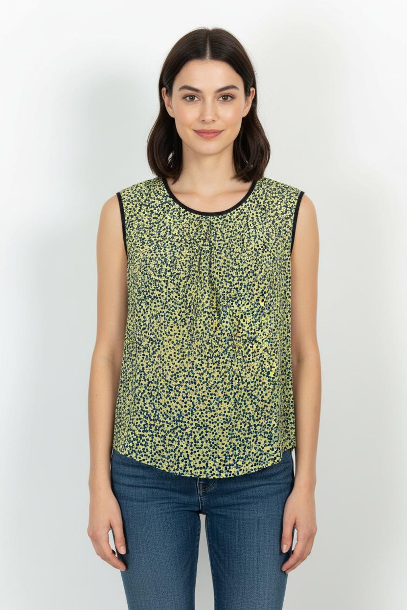 Blouse Jaune et Bleu - Taille XS/34 de la marque One Step | PARAD101489 - Vendu par Paradigme - Image 1