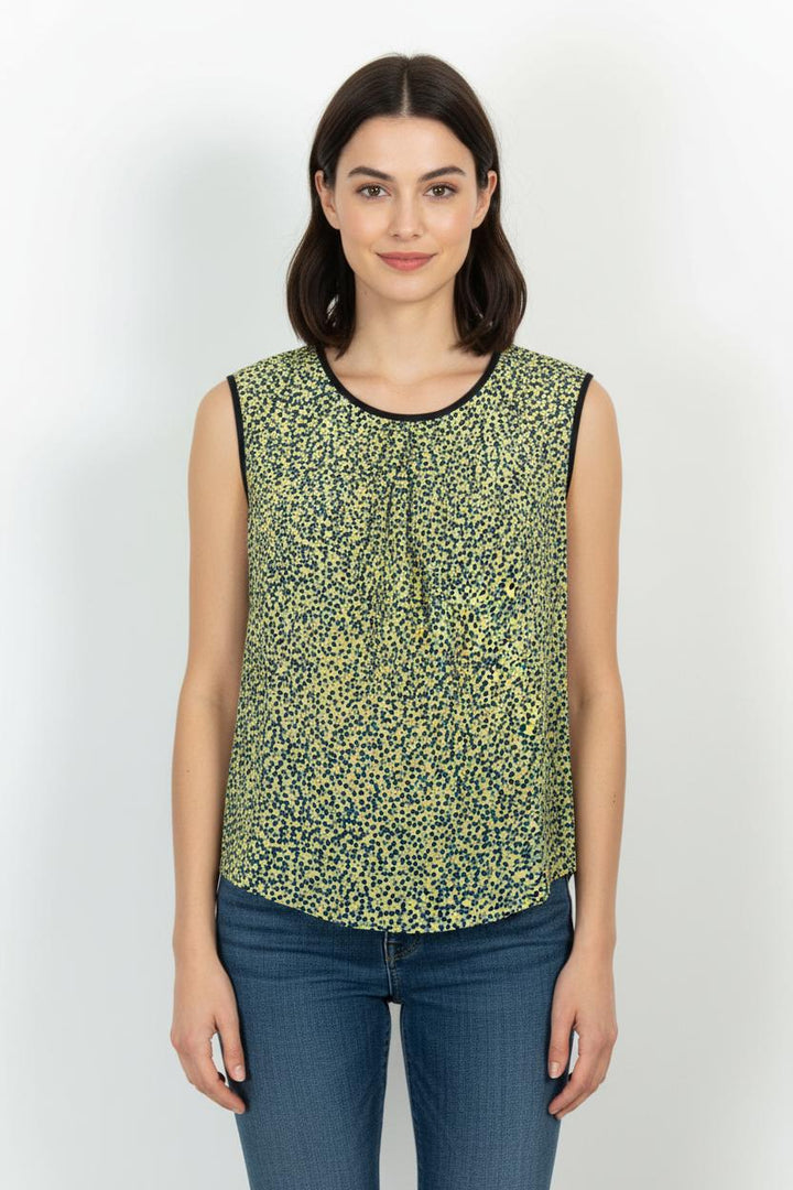Blouse Jaune et Bleu - Taille XS/34 de la marque One Step | PARAD101489 - Vendu par Paradigme - Image 1