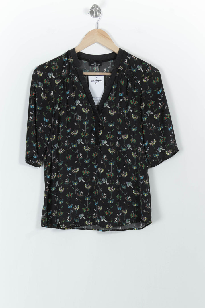 Blouse Noire - Taille XS/34 de la marque One Step | PARAD101495 - Vendu par Paradigme - Image 2