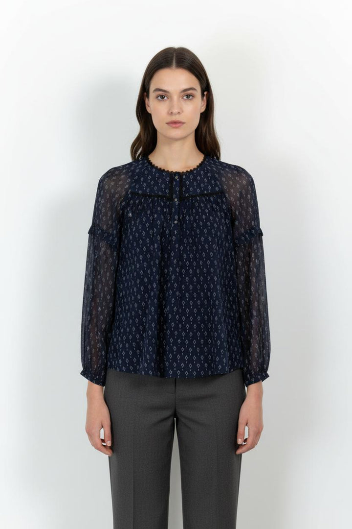 Blouse Bleue - Taille XS/34 de la marque One Step | PARAD101497 - Vendu par Paradigme - Image 1