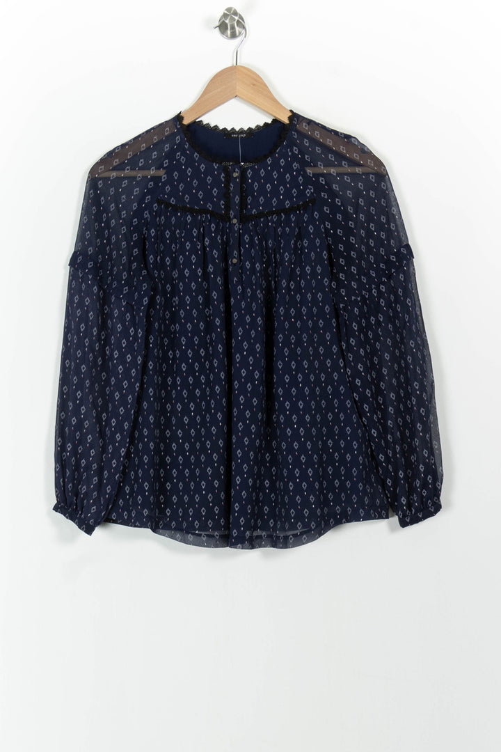 Blouse Bleue - Taille XS/34 de la marque One Step | PARAD101497 - Vendu par Paradigme - Image 2