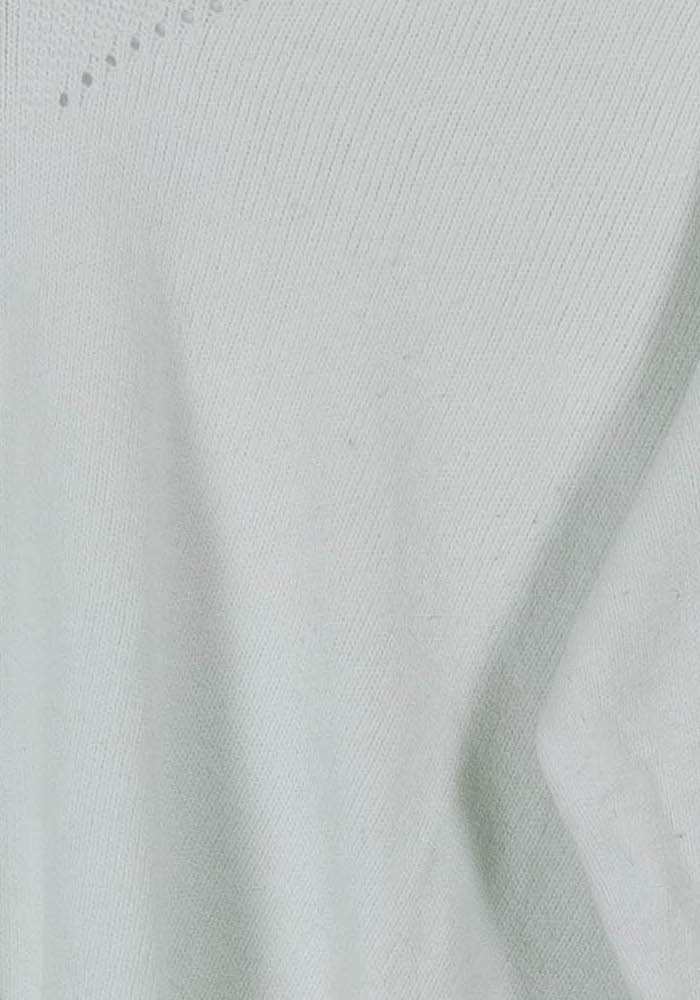 Pull Blanc - Taille L/40 de la marque La Fée Maraboutée | PARAD101502 - Vendu par Paradigme - Image 3