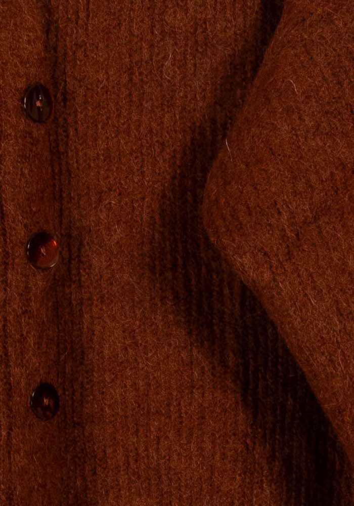 Gilet Bordeaux - Taille L/40 de la marque La Fée Maraboutée | PARAD101503 - Vendu par Paradigme - Image 3