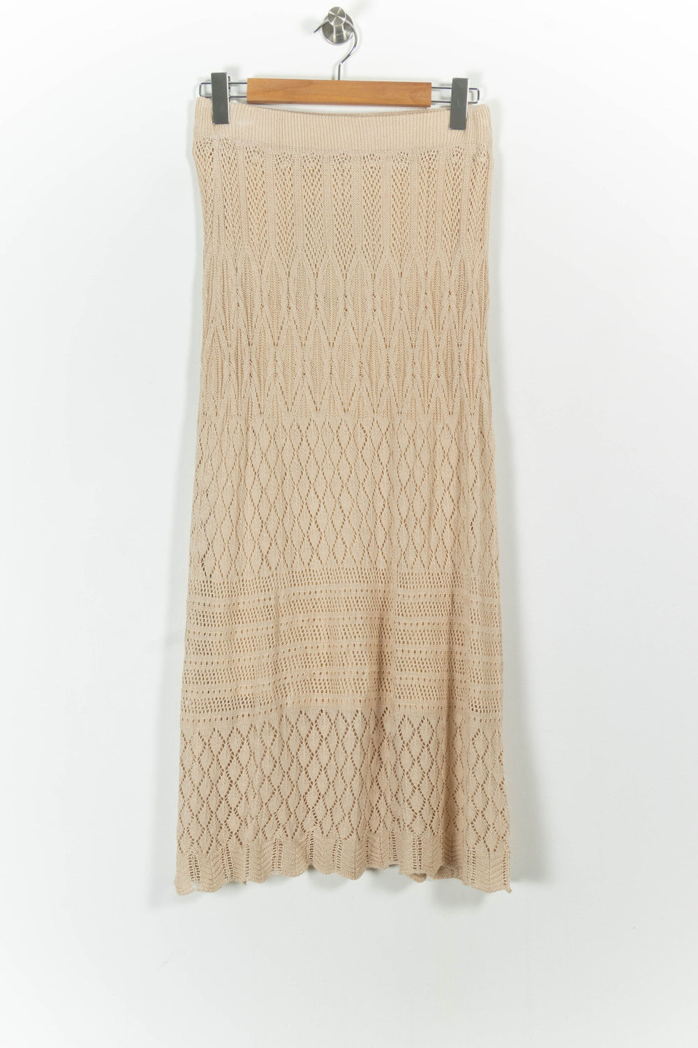 Jupe Longue Beige - Taille L/40 de la marque La Fée Maraboutée | PARAD101506 - Vendu par Paradigme - Image 2