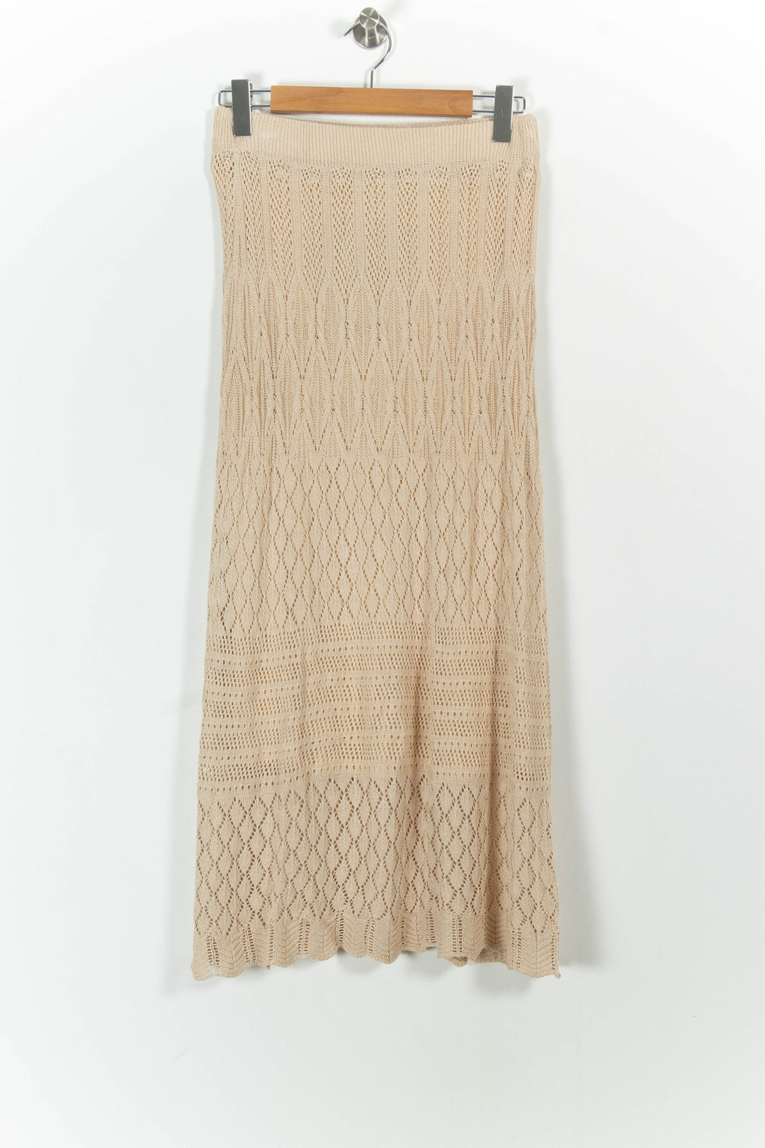 Jupe Longue Beige - Taille L/40 de la marque La Fée Maraboutée | PARAD101506 - Vendu par Paradigme - Image 2