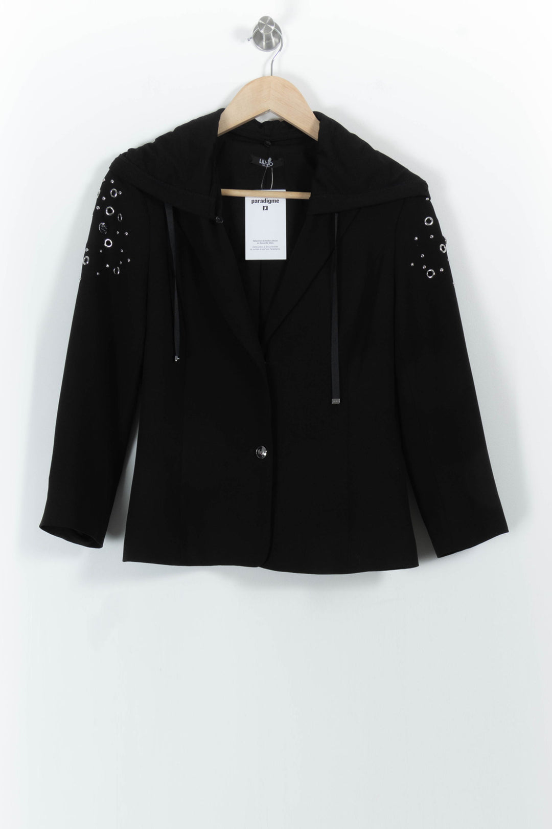 Veste Noire - Taille S/36 de la marque Liu Jo | PARAD101511 - Vendu par Paradigme - Image 2