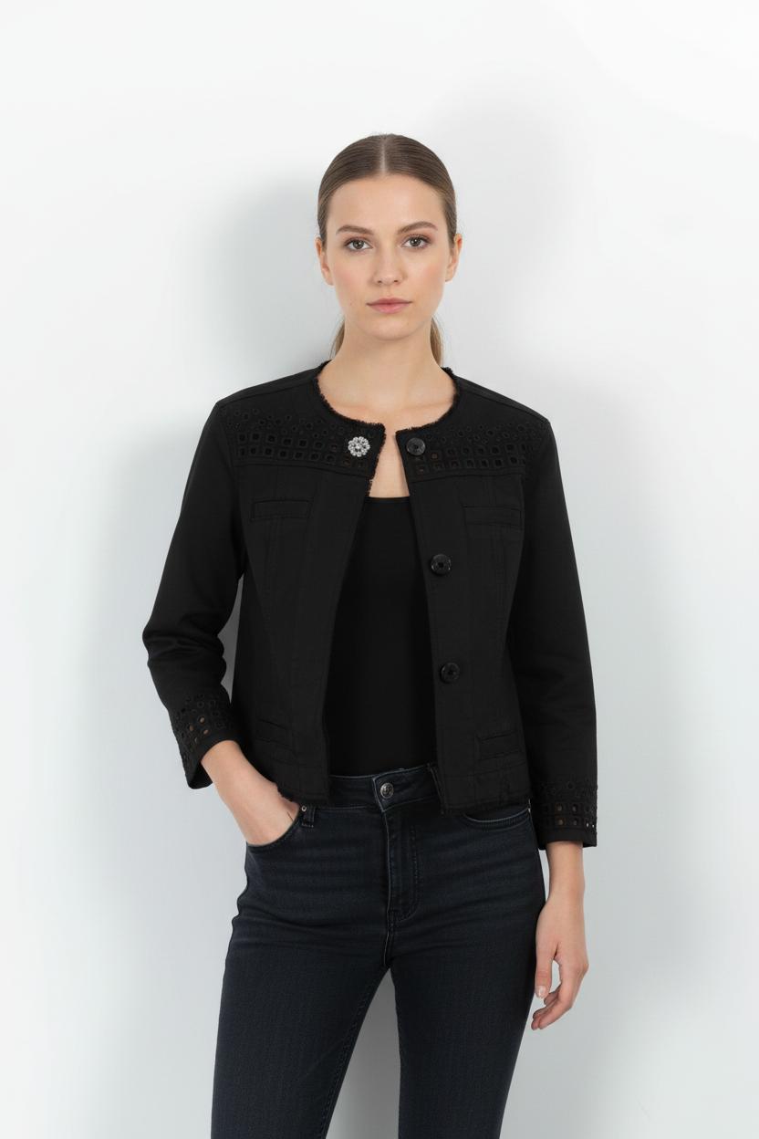 Veste Noire - Taille M/38 de la marque Liu Jo | PARAD101513 - Vendu par Paradigme - Image 1
