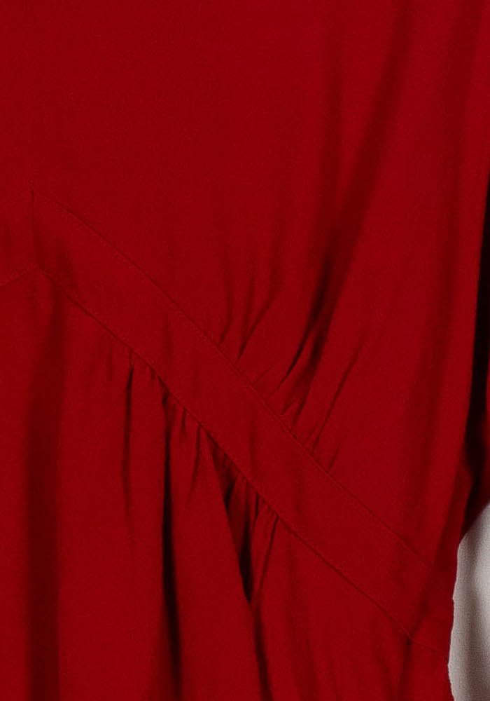Blouse Rouge - Taille S/36 de la marque IKKS | PARAD101515 - Vendu par Paradigme - Image 3