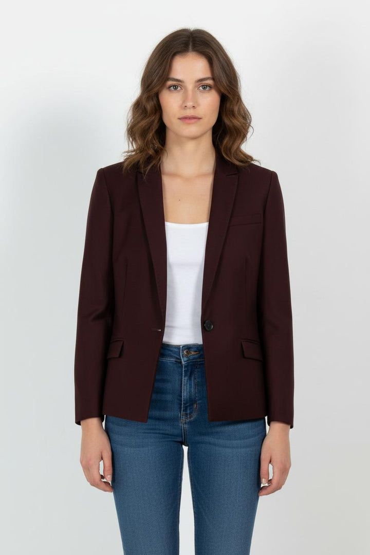 Blazer Bordeaux - Taille M/38 de la marque Comptoir des Cotonniers | PARAD101516 - Vendu par Paradigme - Image 1